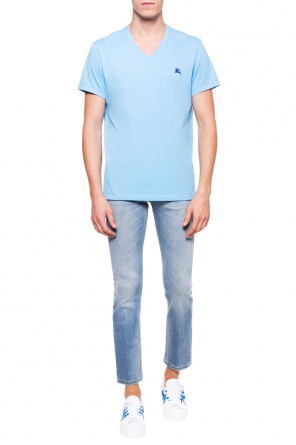 Logo-embroidered t-shirt, zdjęcie 2 Logo-embroidered t-shirt od Burberry